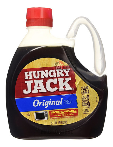 Xarope Maple Syrup Original Hungry Jack 816ml