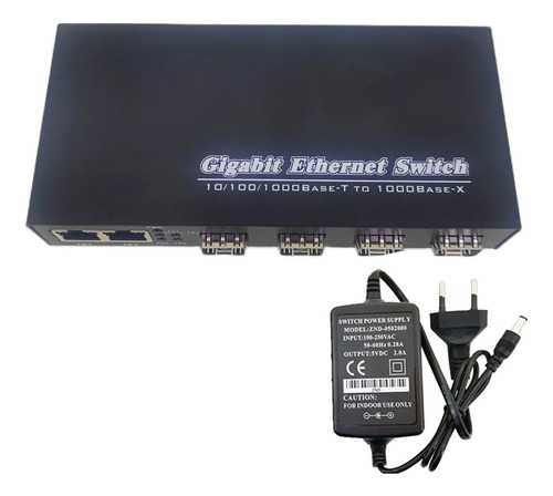 Convertidor De Medios De Fibra Óptica Sfp Gigabit Ethernet S