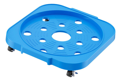 Soporte Móvil For Tanques De Gas Con Base Resistente Azul Y