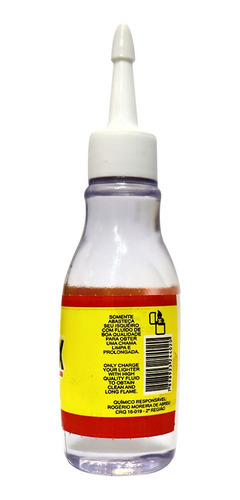 Imagem 2 de 4 de Fluído P/ Isqueiro Flux 60ml Promoção
