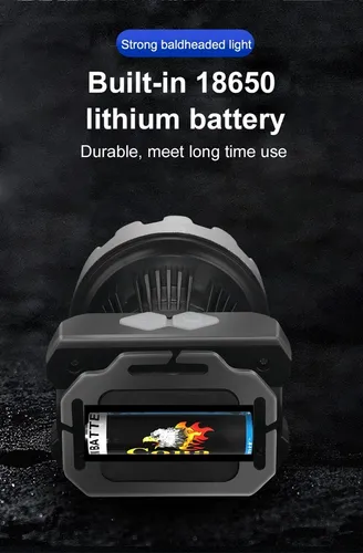 Linterna Led Minero Cabeza Cintillo Usb Recarga Xhp50