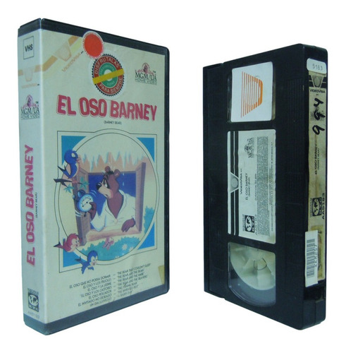 El Oso Barney Vhs Dibujos Animados Vintage, Originales