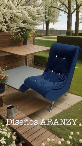 Venta De Sillón Con Taburete (centro De Mesa Y Banco )