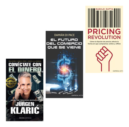 Libros X3 Conéctate Con Dinero + Futuro Comercio + Pricing