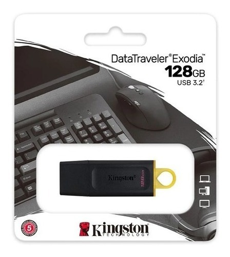 Pendrive Kingston Ultra Velocidad Exodia 128gb Usb 3.2 Flex