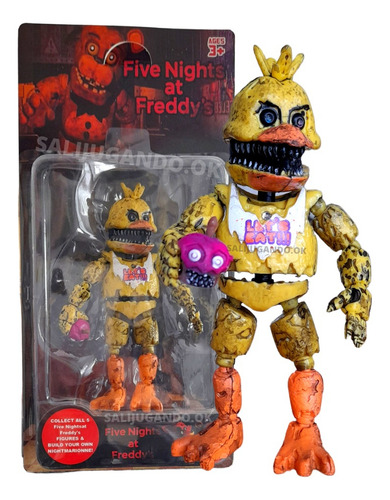 Muñecos Five Nigths Animatronicos Desarmables 15cm Sin Luz