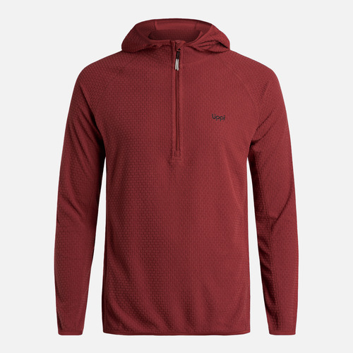 Polerón Hombre Jacaranda Nanof 14 Zip Hoody Burdeo Lippi I25