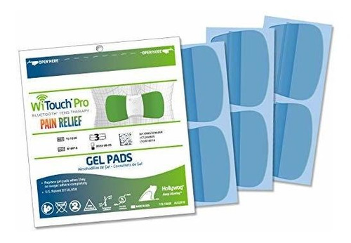 Tens Gel Pad Refills Pack 6 Witouch Pro Aleve Direct Therapy