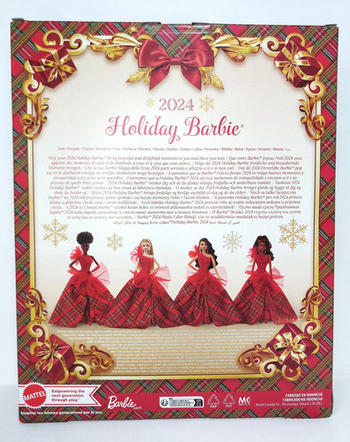 Barbie Signature - Holiday Doll 2024 Castaño - Muñeca Mattel (Usado)