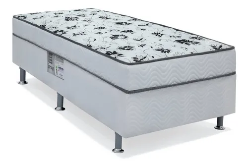 Cama Conjugada Solteiro Spring Ortobom 88x188x43cm Wt