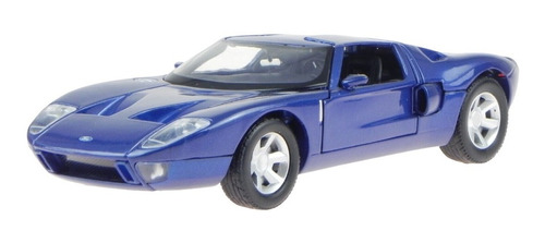 Ford Gt Concept Escala 1:24 Motor Max Azul