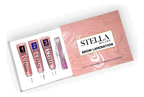Kit Stella Milano Brow Lamination 15g - Cílios/sobrancelhas
