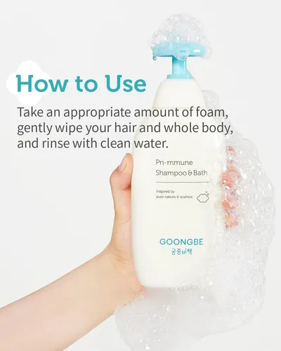 Goongbe Pri-mmune Shampoo & Bath - Jabon Coreano Para Bebes,