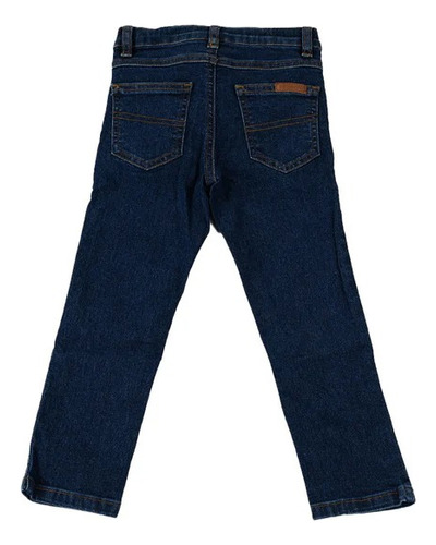 Jeans De Mezclilla Ferrioni Para Bebé Color Indigo.