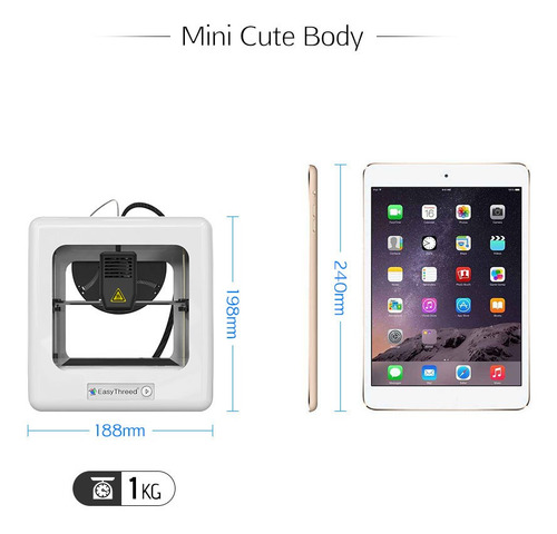 Easythreed Nano Entry Level Impresora 3d Para Niños