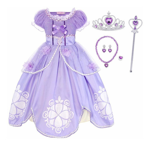 Henzworld Vestidos Para Niñas Ropa De Princesa Disfraz Cump