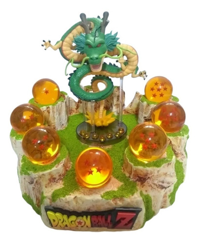 Base Montaña Para Esferas Del Dragon Y Figura Shenlong