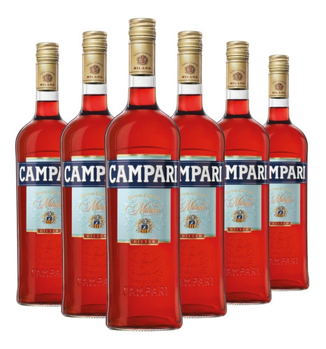 Aperitivo Campari Caja X 6 X 750ml. 