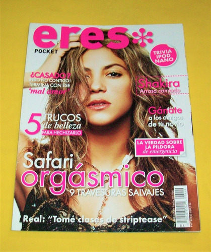 Shakira Revista Eres 2006 Jessica Simpson Gael Garcia 