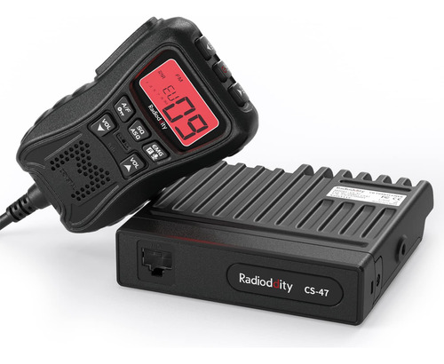 Radioddity Cs-47 Radio Cb Pequena, Am/fm, 40 Canales, Microh