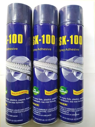 Spray Sk-100 Adhesivo 600ml Para Bordados Y Uso Textil