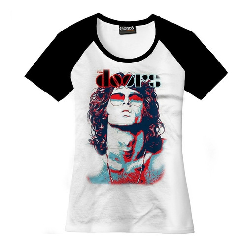 Remera The Doors Jim Morrison Vintage Tour Corte Mujer