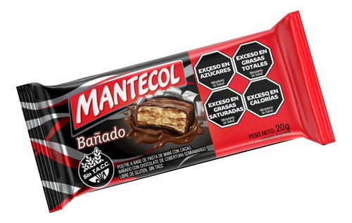 Mantecol Bañado 20gr X 18un - Cioccolato Tienda De Dulces