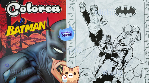 20 Libro Para Colorear Batman + 20 Cajitas Crayones (8) :)