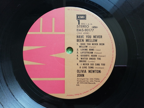 Eam Lp Vinilo Olivia Newton John Have You Never Been Mellow (Usado)