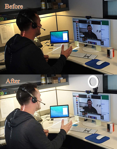 I Iluminación De Videoconferencia Anillo Luz Para Selfies