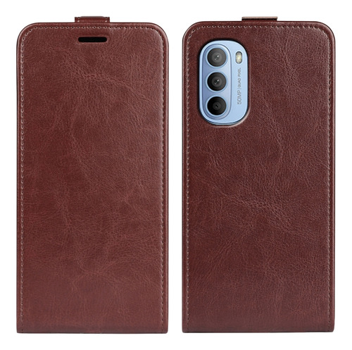 Funda De Piel Tpu Con Tapa Vertical R64 Para Motorola Moto G