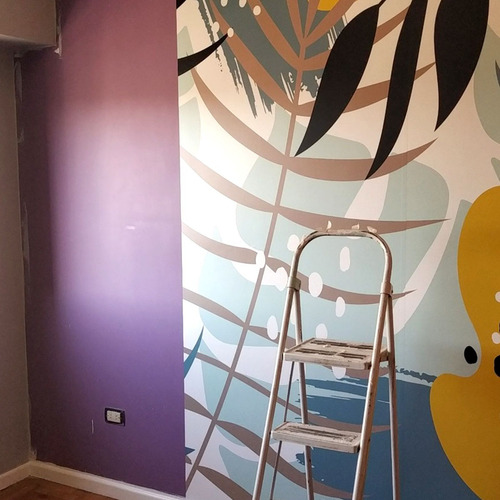Imagen 4 de 5 de Mural Autoadhesivo Vinílo Mate Calidad Premium Resiste Uv