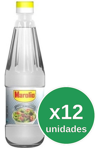 Vinagre Marolio Blanco 500 Cc X 18 Unidades X12u