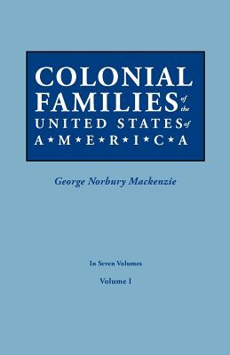 Libro Colonial Families Of The United States Of America. ...