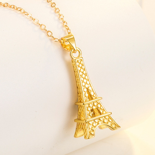 Collar Colgante De Torre Creativa, Hermoso Regalo