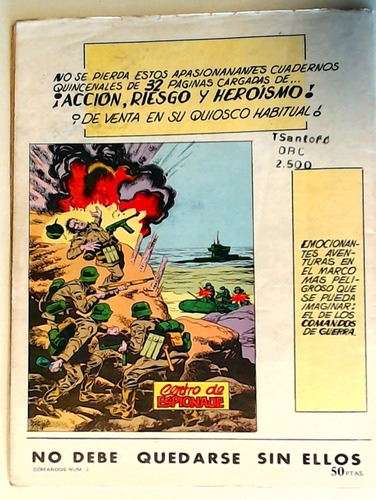 Comic Comandos En Accion: Alas Heroicas (Usado)