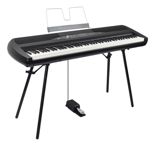 Korg Sp-280 Teclado Piano Digital 88 Notas Negro