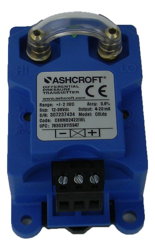 Tipo Ashcroft Cxldp Baja Presion Diferencial Transmisor 1 4 