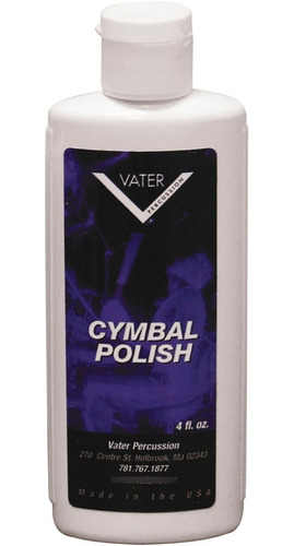 Vater Cymbal Polish Limpiador Para Platillos De Batería