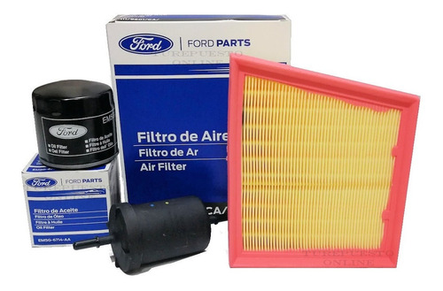 Kit 3 Filtros Aire Aceite Nafta- Ford Ecosport Motor Dragon 
