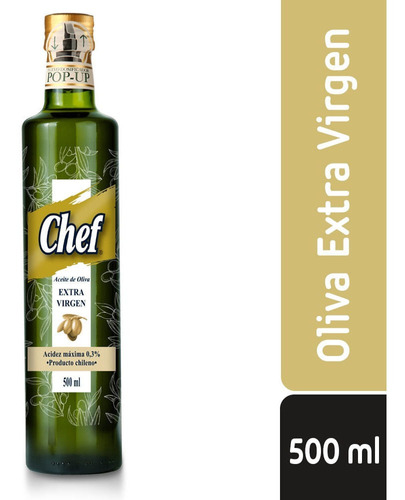 Aceite De Oliva Chef Extra Virgen 500 Ml