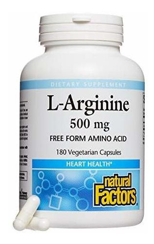 Factores Naturales, L-arginina 500 Mg, Compatible Con Un Sis