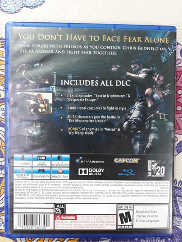 Resident Evil 5 Ps4