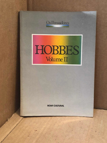 Livro Hobbes Vol Ii Coleção Os Pensadores De Nova Cultural