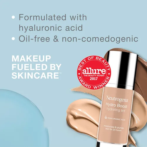 Base De Maquillaje Líquida Neutrogena Hydro Boost 85 Honey 3