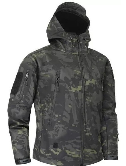 jaqueta militar masculina camuflada