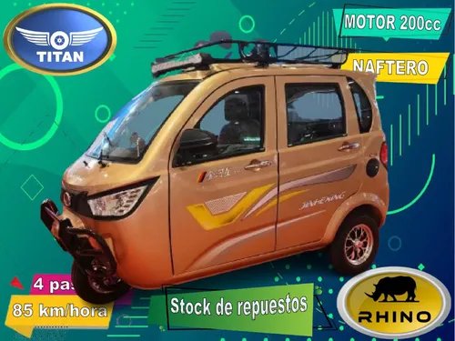Triciclo Naftero 200cc 4 Pasajeros Titan Rhino 0km
