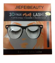 Comprar Pestañas Postizas Mink 3d Pelo Natural 