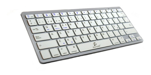 Mini Teclado Inalambrico Bluetooth 78 Teclas Blanco Compatible Con Android/e 