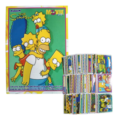 Álbum The Simpsons + Set De Estampas (cl)